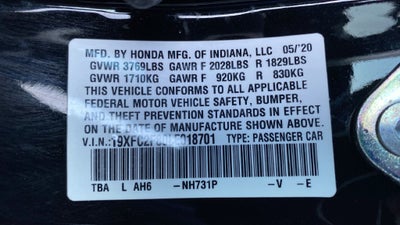 2020 Honda Civic Sport