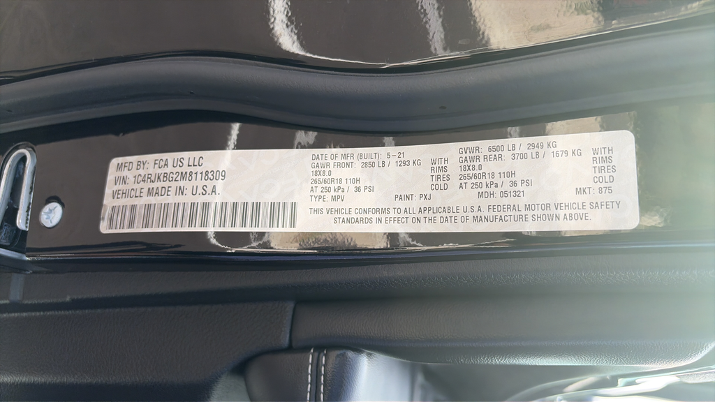 2021 Jeep Grand Cherokee L Limited