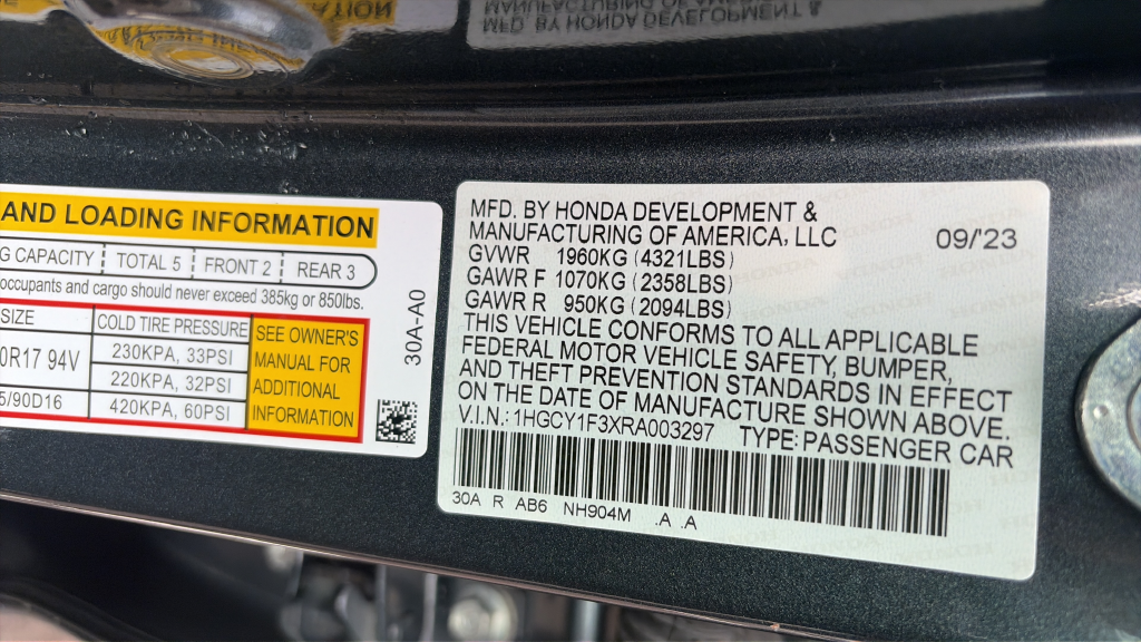 2024 Honda Accord EX