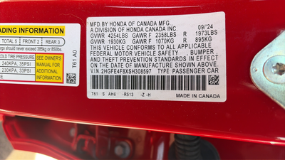 2025 Honda Civic Hybrid Sport