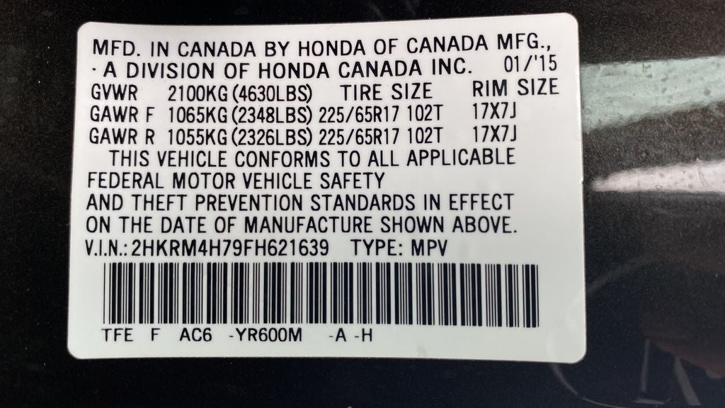 2015 Honda CR-V EX-L