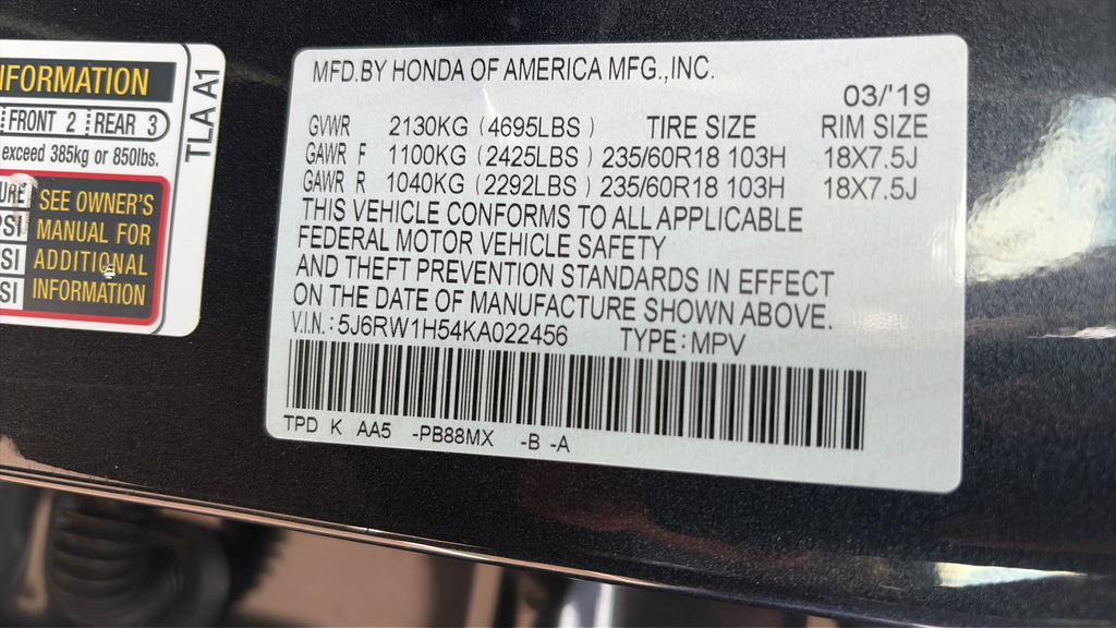 2019 Honda CR-V EX