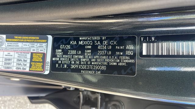 2026 Kia K4 EX