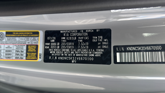 2027 Kia Carnival EX