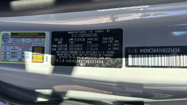 2027 Kia Carnival Hybrid EX