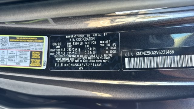 2027 Kia Carnival Hybrid EX