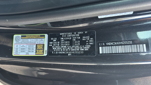 2027 Kia Carnival Hybrid EX