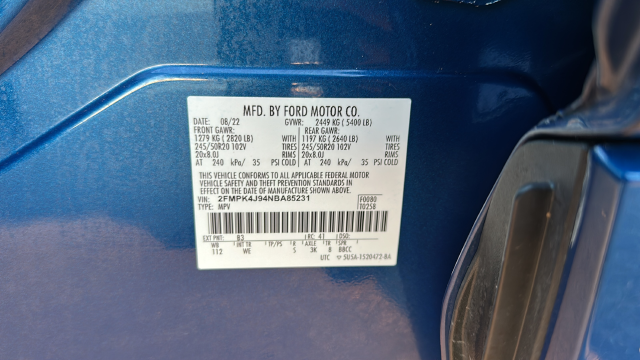 2022 Ford Edge ST Line