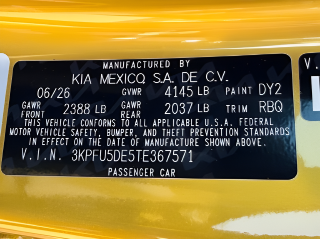 2026 Kia K4 GT-Line