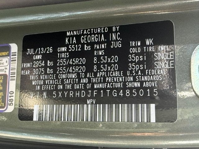 2026 Kia Sorento X-Line EX